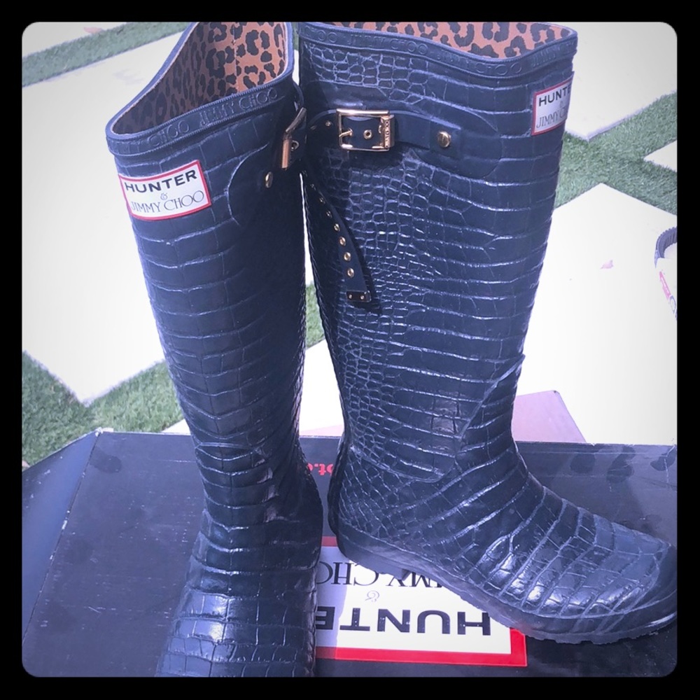 EXCLUSIVE COLLAB CROC HUNTER JOMMY CHOO RAINBOOT
